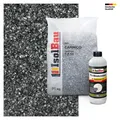 Steinteppich SET Carnico 1-4 mm Marmorkies 25kg + PU-Bindemittel Set für 2,5m²