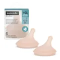 Suavinex, 2 Babyflaschensauger für Zero Zero Anti-Colic Babyflasche, Ersatz Saug