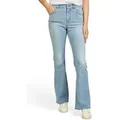 ONLY Schlagjeans Damen Jeanshose ONLBLUSH Flared Fit Bootcut Denimhose mit Stretch blau XXL/30