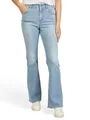 ONLY Jeans Damen Weites Bein Stretch Flared Fit ONLBLUSH Mid Waist Bootcut Jeanshose Hose Denim, Größe:XXL/30, Farbe:Light Blue Denim (15349169)