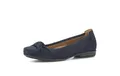 Gabor Damen Klassische Ballerinas, Frauen Flats,Leichte Mehrweite (G),klassisch elegant,nightblue,38 EU / 5 UK