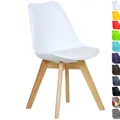 Esszimmerstuhl 1 x Küchenstuhl Stuhl Stühle Holzgestell Kunstleder PP #555-24