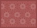 Tischsetmacher Platzset (Platzsets) Tischset, Platzset abwaschbar - Weinrote Mandalas - 4 Stück aus erstklassigem Vinyl (Kunststoff) 40 x 30 cm
