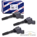 3x BOSCH ZÜNDSPULE FÜR AUDI A3 SEAT SKODA VW CADDY GOLF 7 8 UP POLO TOURAN TSI