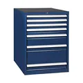 Werkzeugschrank, Schubladenschrank 7 Schubladen, blau