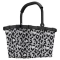 Reisenthel CARRYBAG LEO NERO Einkaufskorb Einkaufstasche faltbar Grau 22 Liter