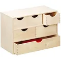 Zeller Schubladenelement, Birke, 6-er Schatulle