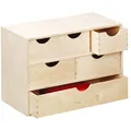 Mini Kommode Schubladenelement Schränkchen Holzschatulle Schmuckkasten Organizer