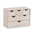 Schubladenelement mit 6 Schubfächern Holz Schubladenbox ZELLER Present