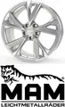 MAM RS6 black painted 8x18 ET45 - LK5/114.3 ML72.6 Alufelge schwarz