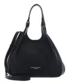 Gianni CHIARINI Leder Handtasche Schultertasche Dua Handbag Nero schwarz