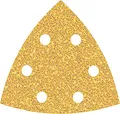 Bosch 50x EXPERT C470 Schleifblatt (für Farbe auf Holz, Hartholz, Ø 93x93 mm, Körnung 40, Professional Zubehör Deltaschleifer)