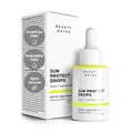 Sun Protect Drops (30ml) – Leichtes Sonnenschutz-Serum mit LSF 50 – leichte Textur & nicht fettend – Wasserfest – vermeidet Pickel - mit Panthenol, Hyaluronsäure, Vitamin E – vegan - by Beauty Mates