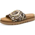 Tamaris Comfort Pantolette - Leopard Leder : 38 : Normal Größe: 38 Weite: Normal - Bunt