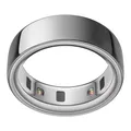 Oura Ring 4 - Silber - Größe 12 - Smart Ring | Messen Sie zuerst mit Oura Ring 4 Sizing Kit | Sleep Tracking Wearable - Herzfrequenz - Fitness Tracker - Bis zu 8 Tage Batterielaufzeit