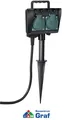 BRENNENSTUHL Gartensteckdose 2fach mit Erdspieß 1,4m Kabel H07RN-F 3G1,5 #849217