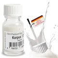 Q-Pen Original Ausbesserungslack für Nobilia Korpus 115 Magnolia Weiße Möbel 10ml Satin-Finish Kratzer-Reparurstift mit integriertem Pinsel für Schränke und Küchenoberflächen