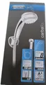 Cornat Brause-Set "Carballo" - Handbrause 80 mm - 8 Strahlarten: Wassersparnis