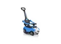 Moni Rutschauto 2 in 1 Rider 308, Rutscher mit Griff, Lehne, Bügel, Fußstütze blau