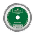 METAK HM Kreissägeblatt 254x30mm 80 Zähne für Aluminium Multi-Material Sägeblatt 254x30 Ideal für Holz, Laminat, MDF, Kunststoff, und Kupfer - Kompatibel mit Metabo, Bosch & vielen weiteren Marken