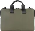 TUCANO GOMMO Slim Laptoptasche für Notebook 15.6 Zoll MacBook Pro 16 - Die Gommo-Taschen- und Accessoires-Linie besteht aus einem Material - welches aus recyceltem Kunststoff hergestellt wird - und zeichnet sich durch ein minimalistisches Design aus. Das Design besticht durch weiche Linien und markante Farbtöne. Das wasserfeste Material verfügt über eine matte Oberflächenbehandlung - die der Kollektion eine besondere - einzigartige Note verleiht. Wasserfeste Tasche aus gummiertem Material für bis zu 15.6" Laptops und das 16" MacBook. Die Gommo-Tasche verfügt über ein einzelnes gepolstertes Fach mit rutschfesten Eckklappen und eine praktische Außentasche für Zubehör. Mit abnehmbarem Schultergurt. Recycelte Flaschen pro Produkt 7 bis 9 Flaschen (BSGOM1516-VM)