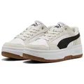 PUMA REBOUND FEMME LOW SD Sneaker für sportliche und lässige Looks, mit Leder-Obermaterial weiß 39 EU