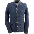 Maddox Trachtenstrickjacke MADDOX Herren Trachten Strickjacke 'Altishofen' mi blau 62