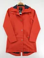 Esmara Damen Regenmantel XS 32/34 rot Kapuze wasserabweisend Jacke Parka