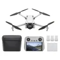 DJI Mini 3 Fly More Combo (DJI RC) – Leichte und faltbare Mini-Kameradrohne mit 4K HDR-Video, 38 min Flugzeit, echten vertikalen Aufnahmen und intelligenten Funktionen