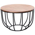 WOHNLING WL5.677 Couchtisch Sheesham 60 cm x 60 cm x 39 cm