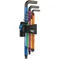 WERA Winkelschlüsselsatz Innensechskant Multicolour HF 1 Hex-Plus met