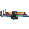 Wera Winkelschlüsselsatz 950/9 Hex-Plus Multicolour HF 1 BlackLaser 9-teilig