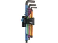 WERA 05022210001 Sechskantwinkelschraubendreher-Satz 950 SPKL/9 SM HF 9-teilig S