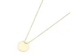 Luigi Merano Goldkette kleines Plättchen, Gold 585