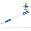 IQ LEGO Briefpapier-Brieffreund – blauer LEGO-Gelstift und klassische Minifigur