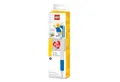 Joy Toy Gelschreiber LEGO Gelstift mit Legofigur Blau, (1-tlg), Stift mit Mini Legofigur