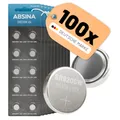 ABSINA SR920SW Uhrenbatterie 1,55V Silberoxid 10x 10er Pack - Batterien LR921
