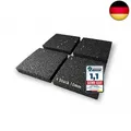 Premium Schwingungsdämpfer Antirutsch Pads, aus Gummi, Quadratisch, 90x90x10mm