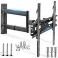 Retoo TV Wandhalterung Schwenkbar Neigbare, Universal TV, Halterung für 26-32 Zoll Flach, Curved, LED, LCD, Plasma Fernseher Bildschirme oder Monitor bis zu 10kg mit Sicherheitsschrauben Schwarz