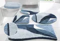 OTTO home Badematte Magnus, Badvorleger, Badezimmer Teppich, Höhe 20 mm, rutschhemmend beschichtet, schnell trocknend, strapazierfähig, Polyacryl, rund, mehrfarbig, Badteppich, Badematten auch als 2 teiliges Set & rund