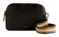 Ted Baker Darcelo Branded Webbing Leather Camera Bag Tasche Jet - Black Neu