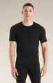 Icebreaker Unterwäsche Tshirt 200 Oasis SS Crewe enganliegend (Merinowolle) schwarz Herren, Größe: XXL