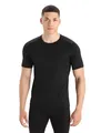 Icebreaker Herren T-Shirt 200 Oasis SS Crewe, Black, XXL, 104509001XXL