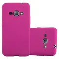 Cadorabo Schutzhülle für Samsung Galaxy J1 2016 Hülle in Pink Etui Hard Case Handyhülle Cover