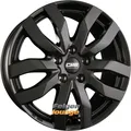 CMS C22 complete black glossy 7.5x17 ET52 - LK5/112 ML66.5 Alufelge schwarz