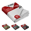 A-TEX® Abdeckplane 140 g/m² (Weiß, 3 x 4 m) | Verschiedene Stärken, Größen und Farben wählbar | Plane mit Ösen | Gewebeplane Gartenplane Zelt Holzplane | wasserdicht | reißfest | UV-stabilisiert