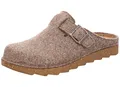 Rohde Herren Hausschuh Softfilz Pantoffel Foggia-H 7102, Größe:44 EU, Farbe:Braun