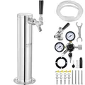 VEVOR Einzelhahn-Kegerator-Turm-Kit Kegerator-Bierturm & S-System-Fasskupplung