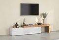 OTTO home Lowboard Chronos TV-Board, TV-Schrank (1 St., Breite verstellbar von 190 bis 350 cm), Breite 270 cm TV-Board,Lowboard,1 Klappe und ein L-Förmiger Aufsatz