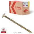 WKCP Tellerkopfschrauben Konstruktionsschrauben für Holz Ø6/8/10 TORX KLIMAS